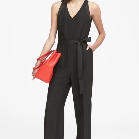 Banana Republic Pants - Banana Republic black belted jumpsuit